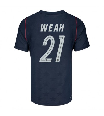 Förenta stater Timothy Weah #21 Bortatröja VM 2026 Kortärmad